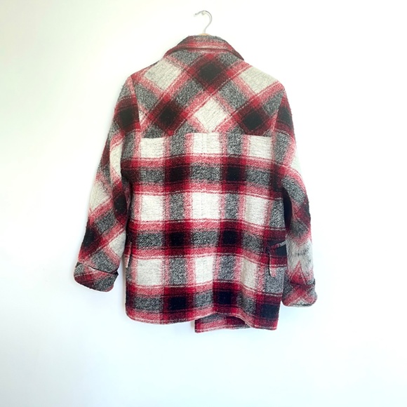 Isabel Marant Etoile Gael check wool jacket